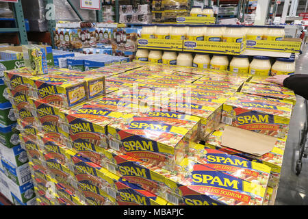Costco Wholesale Lagerverkauf in Massachusetts, USA Stockfoto