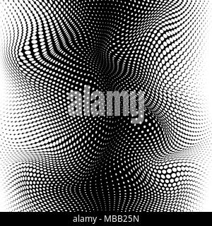 Abstrakte Halftone Textur. Verlaufsgitter halftone Wirkung. Vector Illustration Stock Vektor