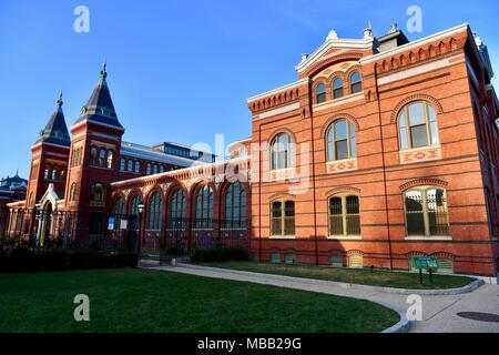 Kunst und Industrie Gebäude, Teil der Smithsonian Institution in Washington DC, USA Stockfoto