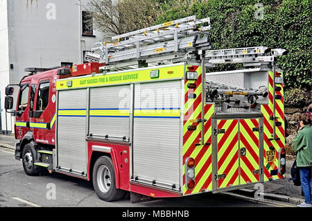 Feuerwehrauto Stockfoto