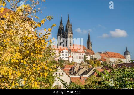 Meissener Dom in Sachsen bei Dresden, Deutschland Stockfoto