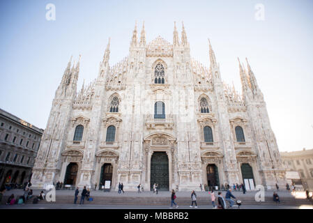 Mailand, Italien - 24. Oktober 2017: Mailand Duomo Stockfoto