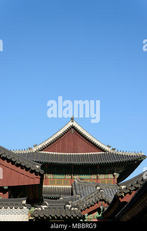 SEOUL, KOREA - September 20, 2014: Ansicht der Changdeokgung Palast der Joseon Dynastie Stockfoto