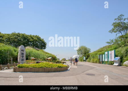 SEOUL, Südkorea - 30. AUGUST 2014: Haneul Park befindet sich in der WM-Stadion Park Stockfoto