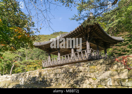 MUNGYEONG, KOREA - Oktober 14, 2014: Gyogwijeong ist ein Ort für die Übernahme der Joseon Regierung. Stockfoto