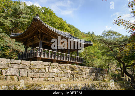 MUNGYEONG, KOREA - Oktober 14, 2014: Gyogwijeong ist ein Ort für die Übernahme der Joseon Regierung. Stockfoto