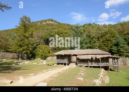 MUNGYEONG, KOREA - Oktober 14, 2014: Jowonryeong ist eine Unterkunft für Regierungsbeamte der Joseon Dynastie, und es ist in Mungyeongsaejae mo entfernt Stockfoto