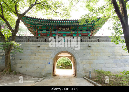 Ganghwa-gun, Korea - 17. August 2015: Samnangseong Festung. Es ist eine Festung, die sogar noch vor der Goryeo Dynastie errichtet wurden. Und es war zurückgetreten Stockfoto