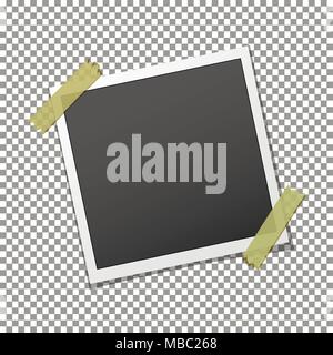 Bilderrahmen Auf Klebstoff Klebeband Vector Illustration Stock Vektorgrafik Alamy