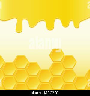 Zusammenfassung Hintergrund mit Wabenstruktur. Vector Illustration Stock Vektor