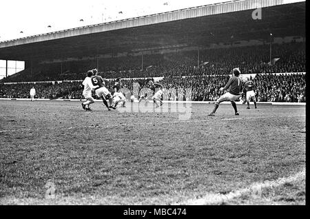 Leeds United v Leicester 1975 Stockfoto