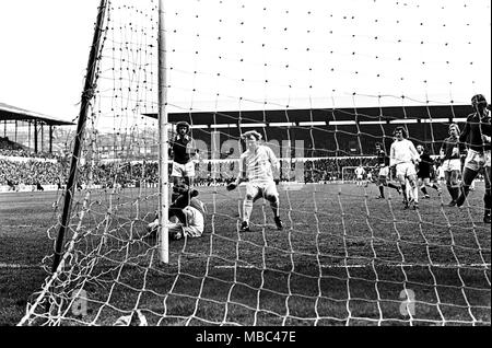 Leeds United v Leicester 1975 Stockfoto