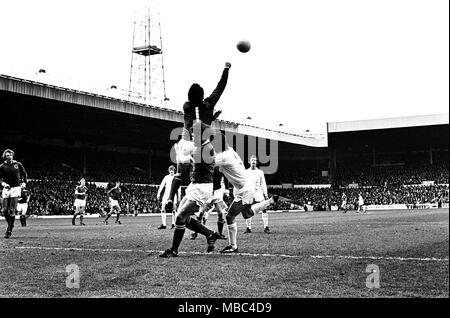 Leeds United v Leicester 1975 Stockfoto