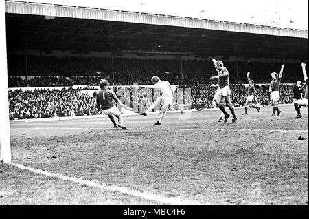 Leeds United v Leicester 1975 Stockfoto