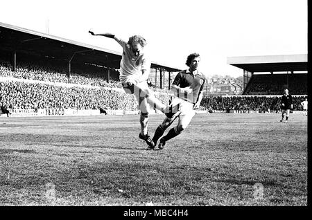 Leeds United v Leicester 1975 Stockfoto