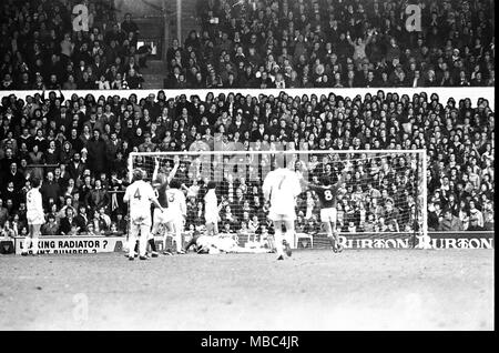 Leeds United v Leicester 1975 Stockfoto