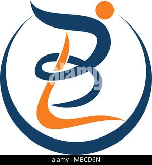 BL LB Icon Stock Vektor