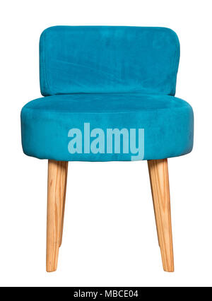 Kleine textile Stuhl isoliert Stockfoto