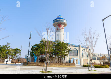 Busan, Südkorea - 27. März 2018: die Fassade von Lotte Premium Outlet, Dong Busan Stockfoto