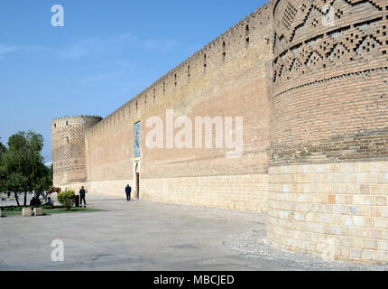 Arg-e Karim Khan, eine Zitadelle im Stadtzentrum in der Nähe von Shiraz entfernt, im südlichen Iran. Stockfoto