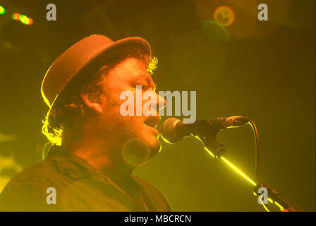 Die Levellers ihren Fans unterhalten, das Bristol Academy, Bristol, Großbritannien,November 2014 Stockfoto