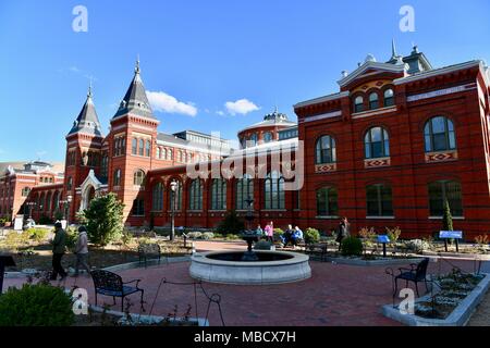 Kunst und Industrie Gebäude, Teil der Smithsonian Institution in Washington DC, USA Stockfoto