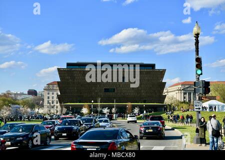 Das Nationalmuseum für Afrikanische Amerikanische Geschichte und Kultur in Washington DC, USA Stockfoto