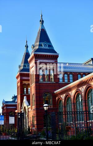 Kunst und Industrie Gebäude, Teil der Smithsonian Institution in Washington DC, USA Stockfoto