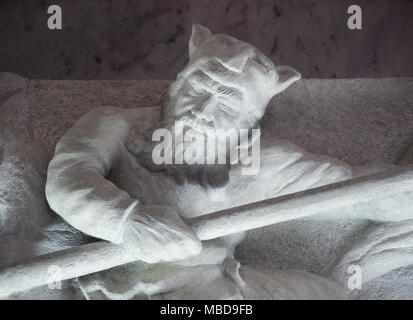 Skulptur detail an Ferdowsi Grab, Tus, Iran Stockfoto