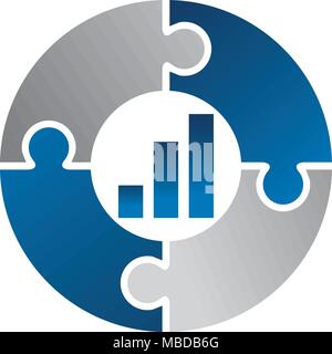 Business Teamarbeit Logo Design Template Vector Stock Vektor