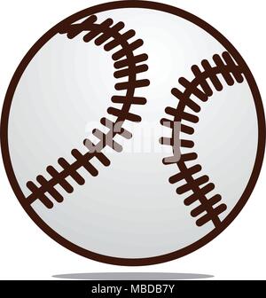 Baseball Logo Design Template Vector Stock Vektor