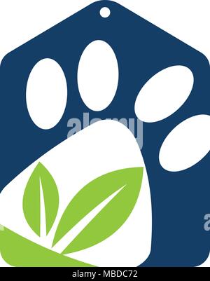 Pet Shop Logo Design Template Vector Stock Vektor