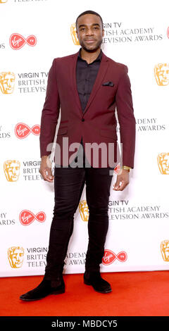 Foto muss Gutgeschrieben © Alpha Presse 079965 04/04/2018 Ore werden Oduba an der Jungfrau TV BAFTA TV Nominierungen Pressekonferenz bei der BAFTA in London Stockfoto