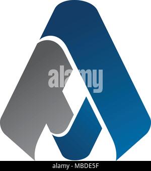Vorlage Schreiben ein Logo Design Template Vector Stock Vektor