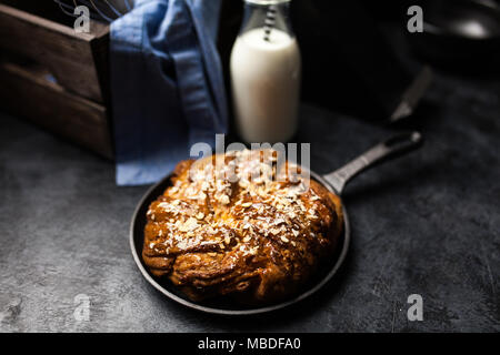 Süßes Ahornsirup Brot Stockfoto