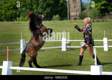 Thornton Hall Farm Country Park Country Park am Thornton-in-Craven, Pendle Stockfoto