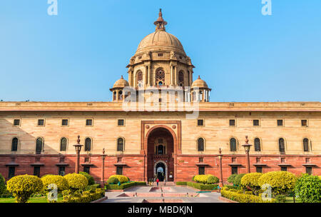 North Block des Sekretariats Gebäude in Neu Delhi, Indien Stockfoto