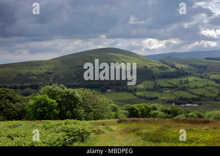 Blick auf wenig Mell fiel, Nationalpark Lake District, Cumbria County, England, Großbritannien Stockfoto