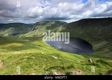 Blea Wasser in der Nähe von Haweswater Reservoir, Mardale Tal, Nationalpark Lake District, Cumbria, England, Großbritannien Stockfoto