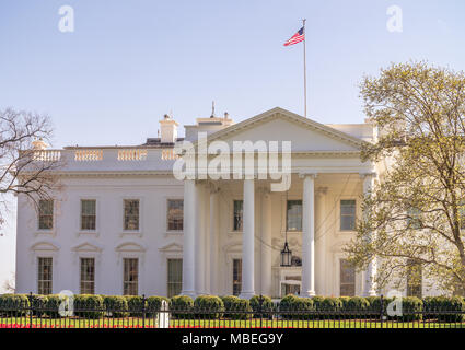 Das Weiße Haus in Wahsington DC Stockfoto