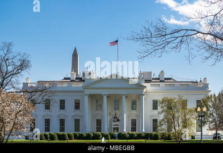 Das Weiße Haus in Wahsington DC Stockfoto