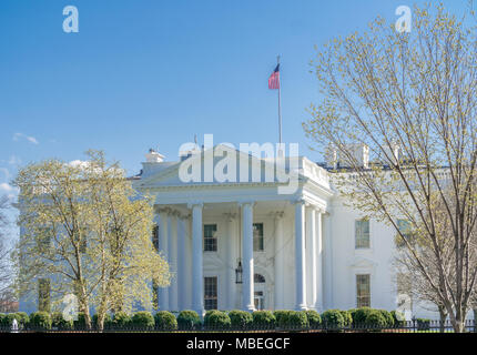 Das Weiße Haus in Wahsington DC Stockfoto