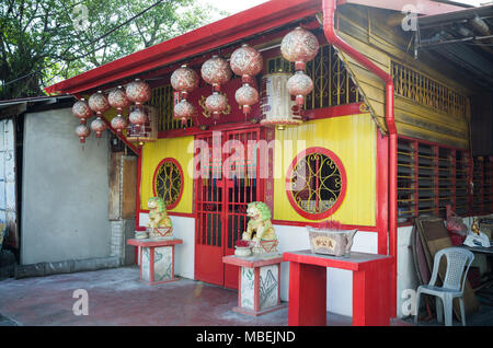 Kauen Dorf Jetty, Penang, Malaysia - Kauen Jetty, einer der Clan Stege im historischen Georgetown, Penang, Malaysia. Stockfoto