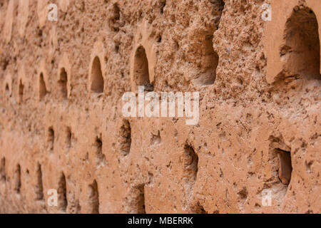 El-Badi-Palast ist ein zerstörten Palast in Marrakesch, Marokko Stockfoto