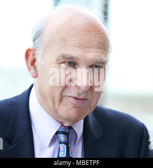 Vince Cable MP bei einer Veranstaltung Stockfoto