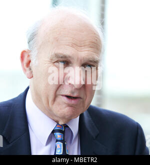 Vince Cable MP bei einer Veranstaltung Stockfoto