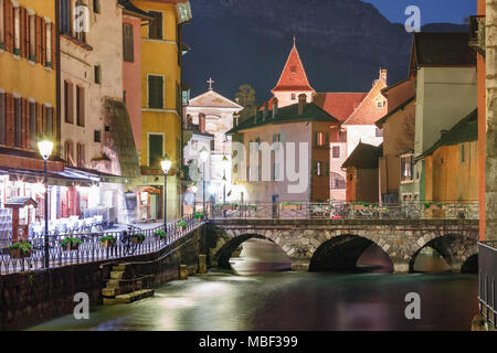 Annecy, "Venedig der Alpen, Frankreich Stockfoto