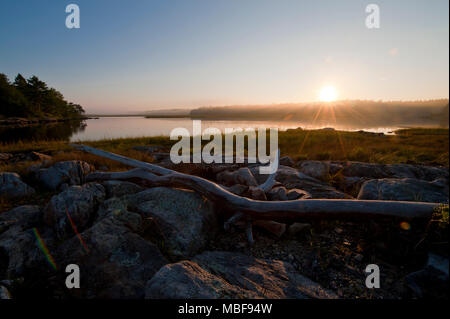 Lagune in Reid State Park, Maine Stockfoto