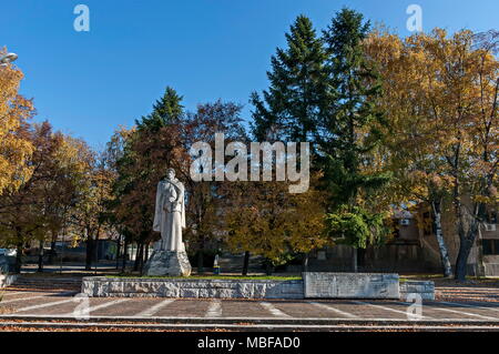 Denkmal mit beinhaus und Unfallversicherung Liste der bulgarischen Held, Dorf Lokorsko, Sofia, Bulgarien, Europa Stockfoto