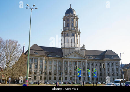 Das alte Stadthaus in Berlin, ehemals ein Verwaltungsgebäude, aber jetzt ist der Sitz des Senats. Stockfoto